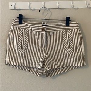 J Crew striped shorts